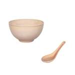 Set Er-go! Rose bowl 14cm with spoon 14cm