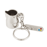 Milk Pitcher Key Ring Silver Belogia krmp 1 530001